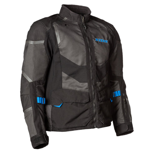 Geaca Moto Klim Baja S4 2023 BLACK - KINETIK BLUE